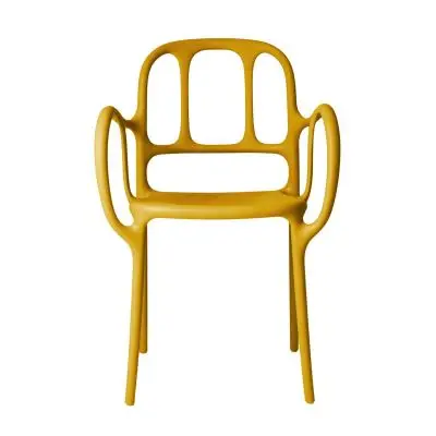 Krzesło Ogrodowe Mila Żółte Magis