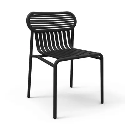 Krzesło Ogrodowe Week-End Czarne Petite Friture