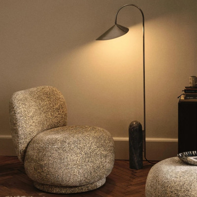 Lampa podłogowa Arum srebrna Ferm Living