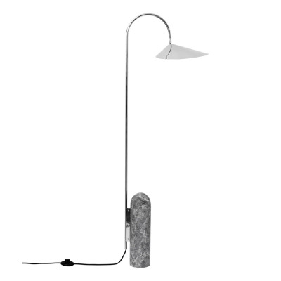 Lampa podłogowa Arum srebrna Ferm Living