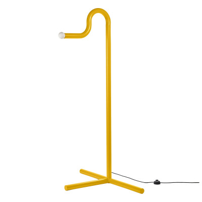 Žlutá stojací lampa La Uno od Valerie Object