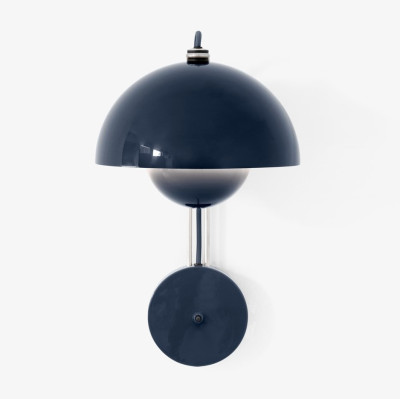 Lampa Ścienna Flowerpot VP8 steel blue Andtradition