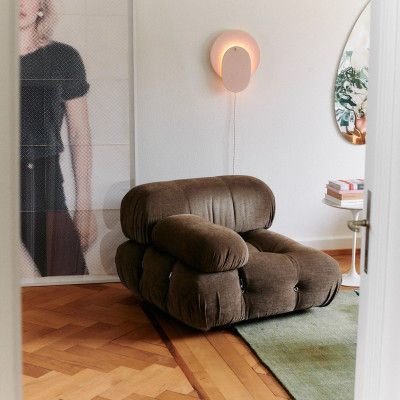 Lampa ścienna Nebula 01 różowa Serax