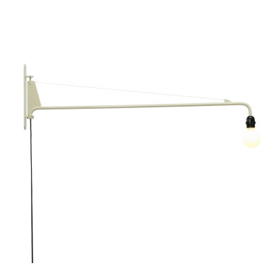 Lampa ścienna Petite Potence kremowa Vitra