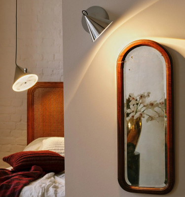 Lampa ścienna Pose srebrna Tom Dixon