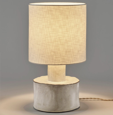 Lampa stołowa Catherine 47 cm biała Serax