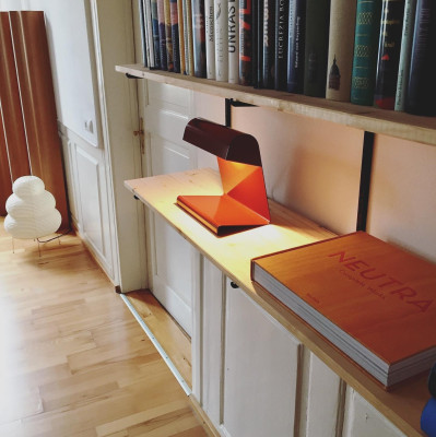 Lampa stołowa Lampe de Bureau czerwona Vitra