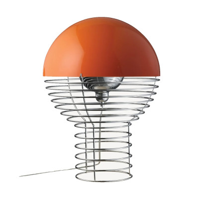 Lampa stołowa Wire 40 cm pomarańczowa Verpan