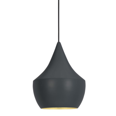 Lampa wiząca Beat Fat czarna Tom Dixon