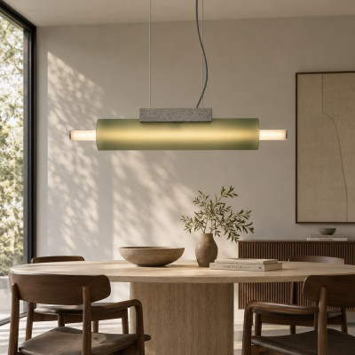 Lampa wisząca Overlay PC1405 bursztynowa Brokis