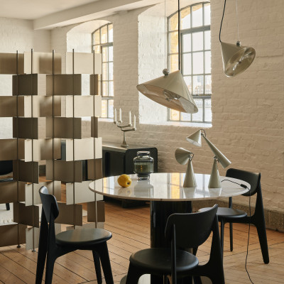 Lampa wisząca Pose 43 cm beżowa Tom Dixon