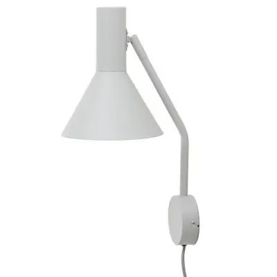 LAMPA ŚCIENNA LYSS JASNOSZARA FRANDSEN