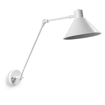 LAMPA ŚCIENNA DIONE BIAŁA LA FORMA