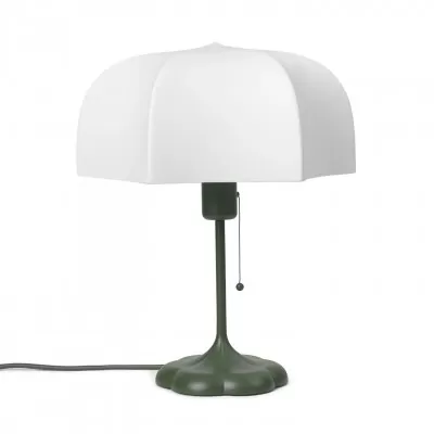 Lampa Stołowa Poem Zielona Ferm Living