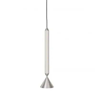 Lampa Wisząca Apollo 39 Biała Aluminium Pholc