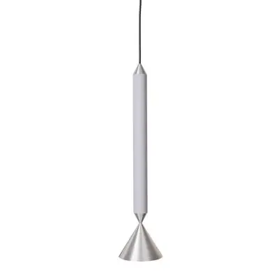 Lampa Wisząca Apollo 39 Szara Aluminium Pholc