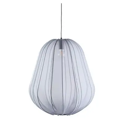 LAMPA WISZĄCA BALLOON 53,5 cm SZARA BOLIA