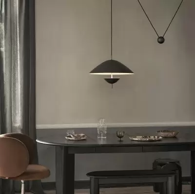 Lampa Wisząca Lod czarna Ferm Living