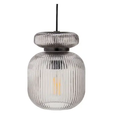 LAMPA WISZĄCA maiko szara bolia