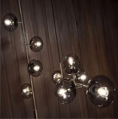 LAMPA WISZĄCA ORB mosiężna BOLIA