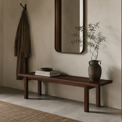 Emma brown bench 140 cm