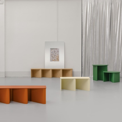 Konferenční stolek Nami 76 cm zelený Miniforms