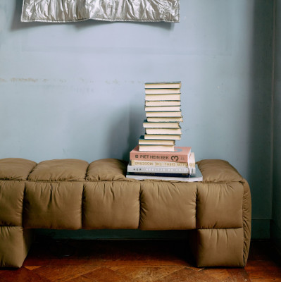 Ławka Puffy zielona HKliving