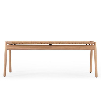 Ławka dębowa Klupa 120 cm naturalny Paper Cord Gazzda