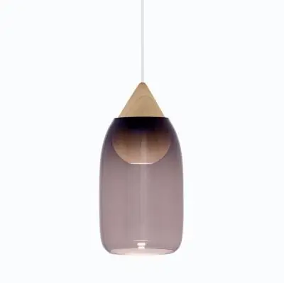 LAMPA WISZĄCA LIUKU DROP FIOLETOWA MATER