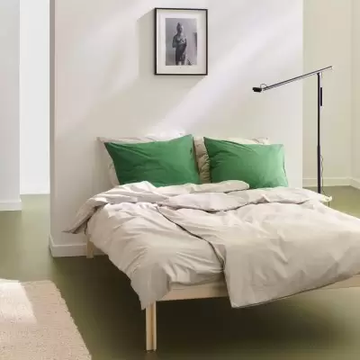 Łóżko Connect 160 cm alabastrowe HAY