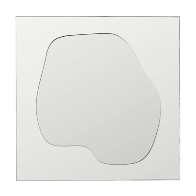 Wandspiegel Folie 45 cm Silber Ferm Living