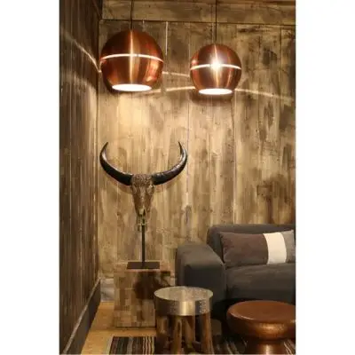 LAMPA WISZĄCA RETRO 70 MIEDZIANA R40 ZUIVER