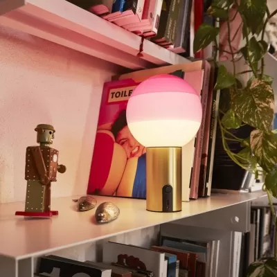 Lampa Stołowa Przenośna Dipping Light Pink Marset