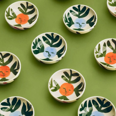 La Pittura bowl 12 cm Pomelo face vine HAY