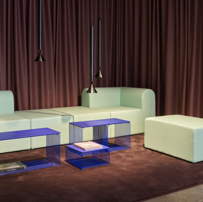 Moduł Panton Wire 70 × 34,8 × 25,7 cm chromowany Montana