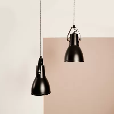 Lampa Wisząca Stirrup 2 Czarna BTC