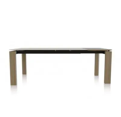 Stół rozkładany Blizzard 160x210 cm jasnoszary