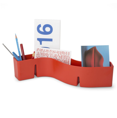 Organizer biurkowy S-Tidy czerwony Vitra