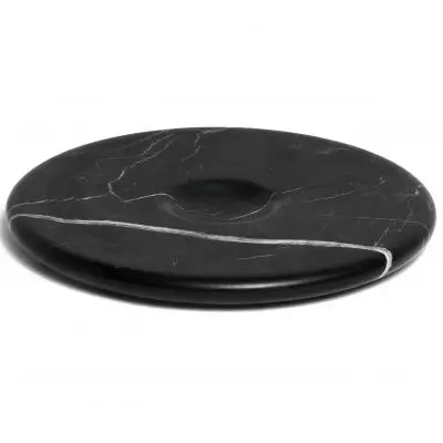 patera moon plate marmurowa czarna Tre Product