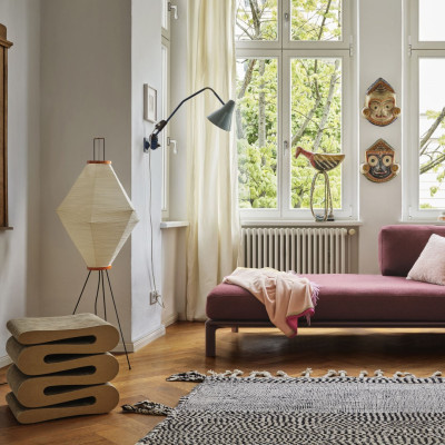 Color Block kostkovaná růžová a béžová Vitra