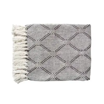 PLED CZARNO-BIAY DIAMENTY HKliving
