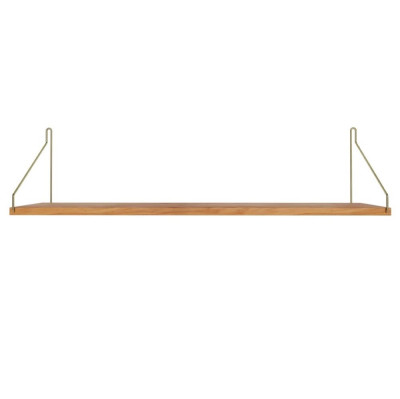 P�ka Single 80 cm naturalny d�b - mosi�dz Frama