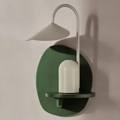 Półka ścienna Pilu 25 cm zielona Ferm Living