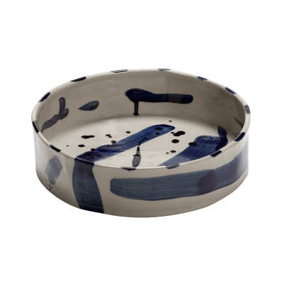 Talíř Sophia 23 cm béžová a modrá Serax