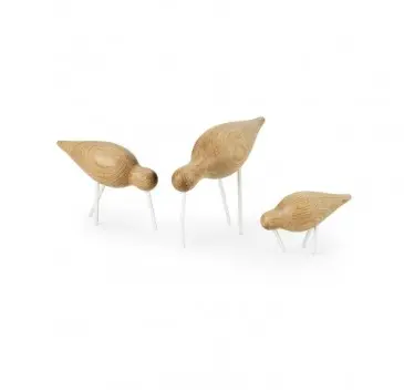 FIGURKA DEKORACYJNA SHOREBIRD MAŁA BIAŁA-DĄB NORMANN COPENHAGEN