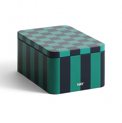 Pudełko do przechowywania Tin zielono-niebieskie HAY