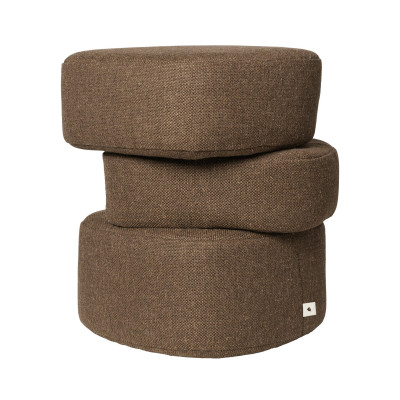 Pufa Plyo 43 cm brązowa Ferm Living