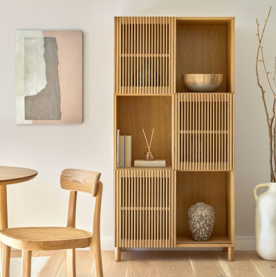 Beyla oak bookcase Kave Home