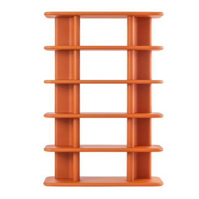 Regał Bonbon 230 cm rdzawo-czerwony miniforms