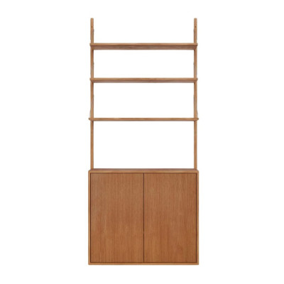 Wall shelf with cabinet 185 cm Frama
